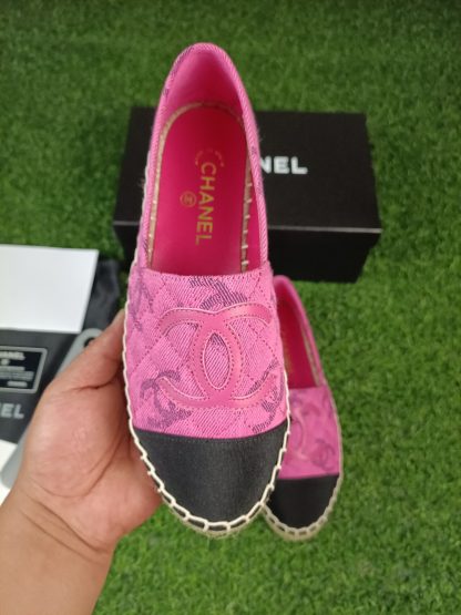 Chanel early spring sunshine black and pink new fisherman shoes - Image 6