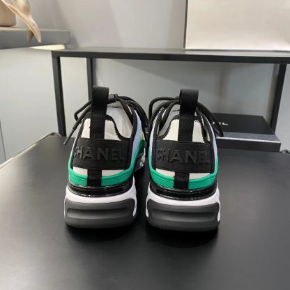 Chanel's latest beautiful green and blue slim casual sports shoes - Image 7