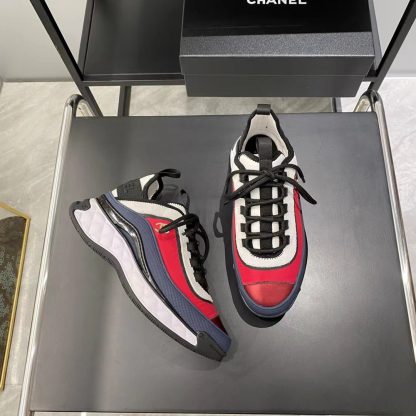 Chanel's latest beautiful red and blue slim casual sports shoes - Image 7