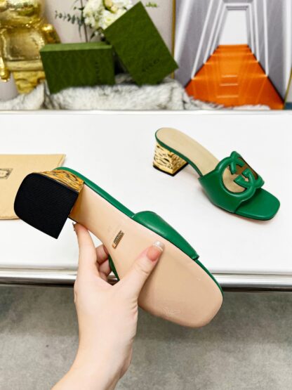 Gucci mid-heel slippers - Image 8
