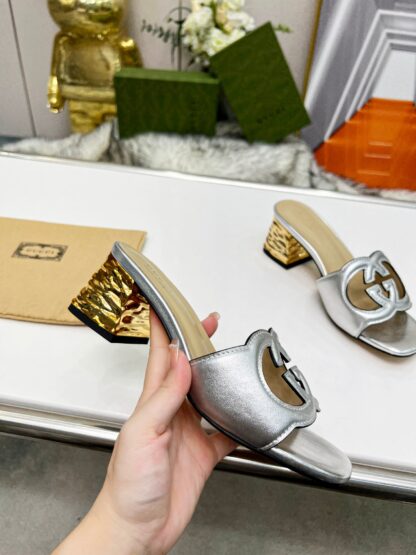 Gucci mid-heel slippers - Image 7