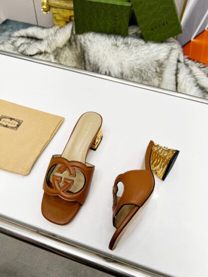 Gucci mid-heel slippers - Image 8