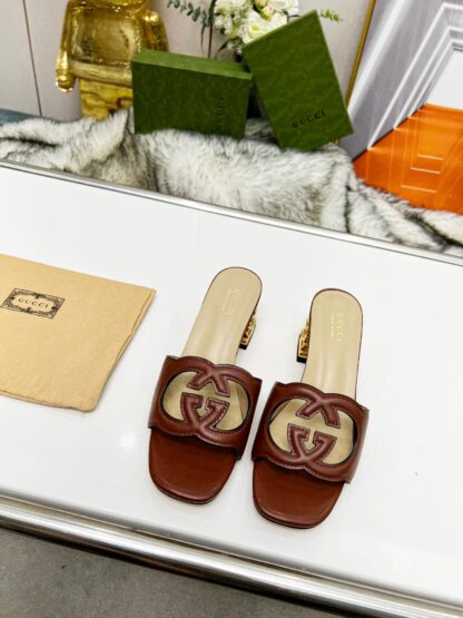 Gucci mid-heel slippers - Image 8