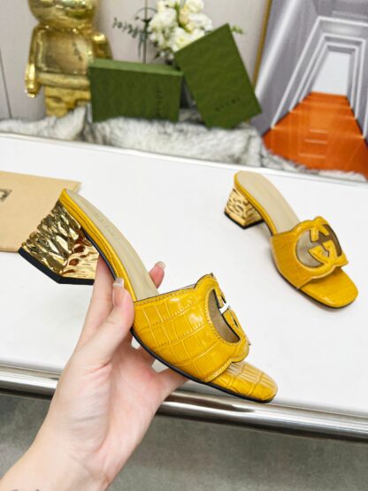 Gucci mid-heel slippers - Image 8