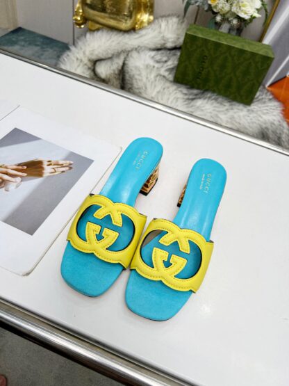 Gucci mid-heel slippers - Image 7