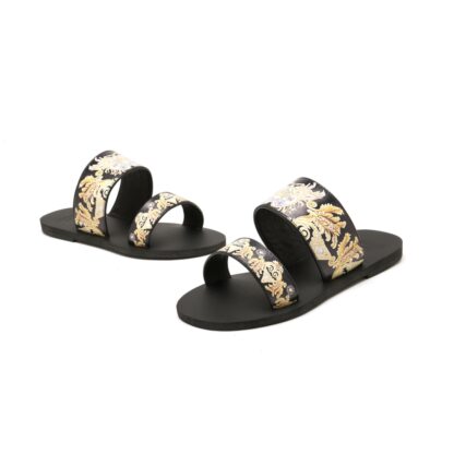 VERSACE flat printed sandals - Image 7