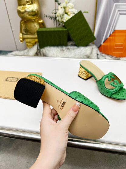 Gucci mid-heel slippers - Image 8