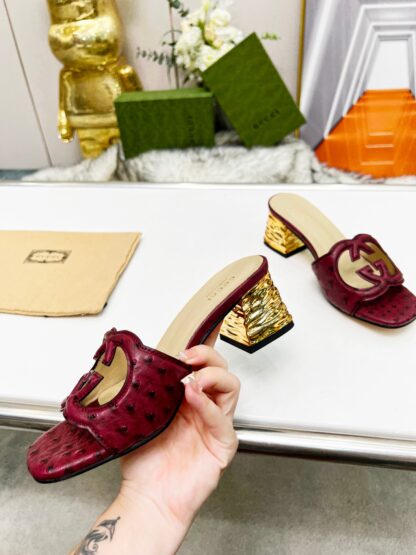 Gucci mid-heel slippers - Image 8