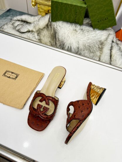 Gucci mid-heel slippers - Image 8