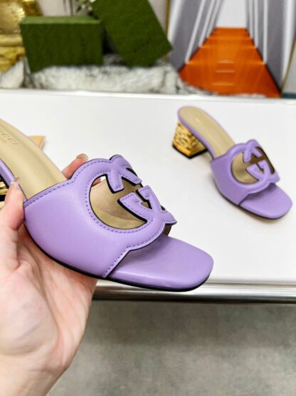 Gucci mid-heel slippers - Image 8