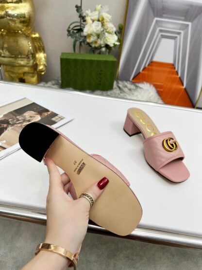 Gucci mid-heel slippers - Image 7