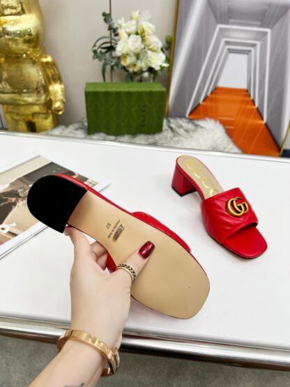 Gucci mid-heel slippers - Image 7