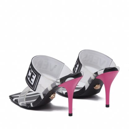 VERSACE new color matching high heel sandals - Image 7