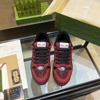 Gucci retro distressed elements, washed retro logo casual shoes on the tongue - Image 8