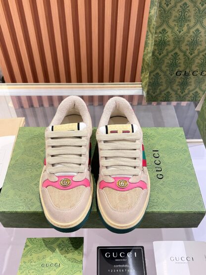 Gucci retro distressed elements, washed retro logo casual shoes on the tongue - Image 7