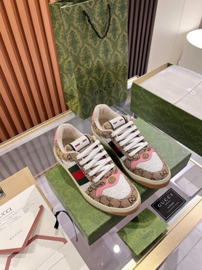 Gucci retro distressed elements, washed retro logo casual shoes on the tongue - Image 8