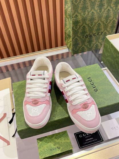 Gucci retro distressed elements, washed retro logo casual shoes on the tongue - Image 8