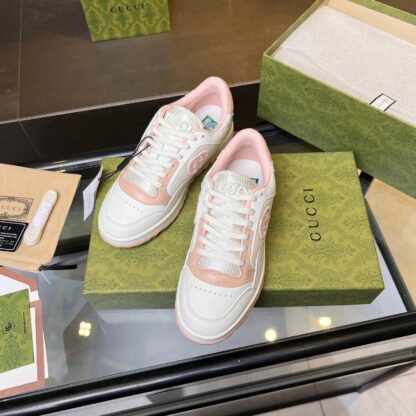 Gucci Early Spring Latest Hot 80 Couples Casual Retro Distressed White Shoes - Image 8