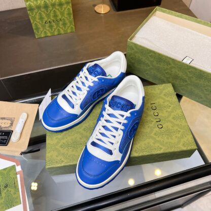 Gucci Early Spring Latest Hot 80 Couples Casual Retro Distressed White Shoes - Image 8