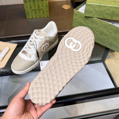 Gucci Early Spring Latest Hot 80 Couples Casual Retro Distressed White Shoes - Image 7