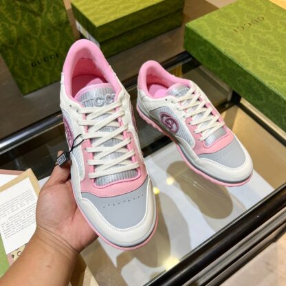 Gucci Early Spring Latest Hot 80 Couples Casual Retro Distressed White Shoes - Image 7