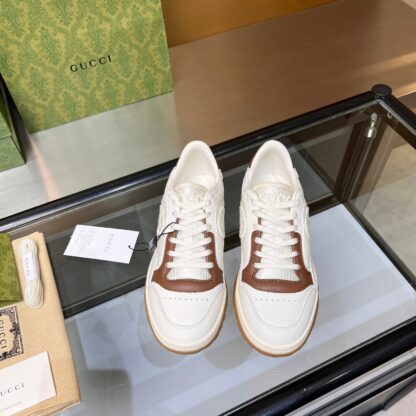 Gucci Early Spring Latest Hot 80 Couples Casual Retro Distressed White Shoes - Image 8