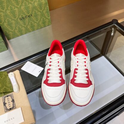 Gucci Early Spring Latest Hot 80 Couples Casual Retro Distressed White Shoes - Image 8