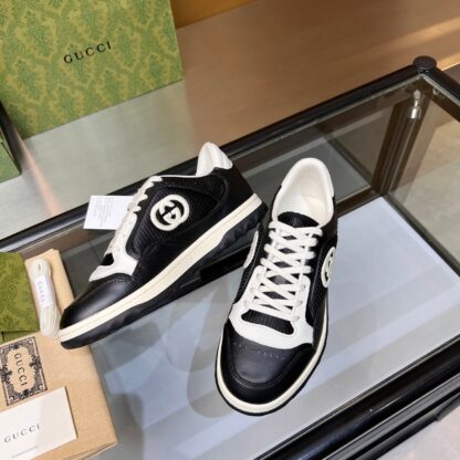 Gucci Early Spring Latest Hot 80 Couples Casual Retro Distressed White Shoes - Image 8