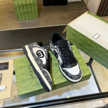 Gucci Early Spring Latest Hot 80 Couples Casual Retro Distressed White Shoes - Image 7