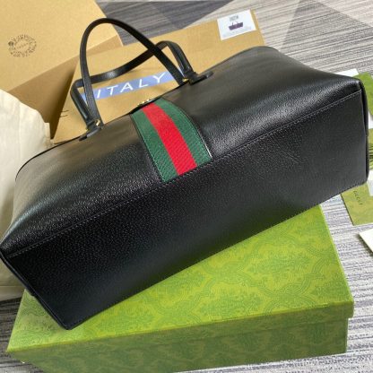 Gucci striped webbing tote bag - Image 7