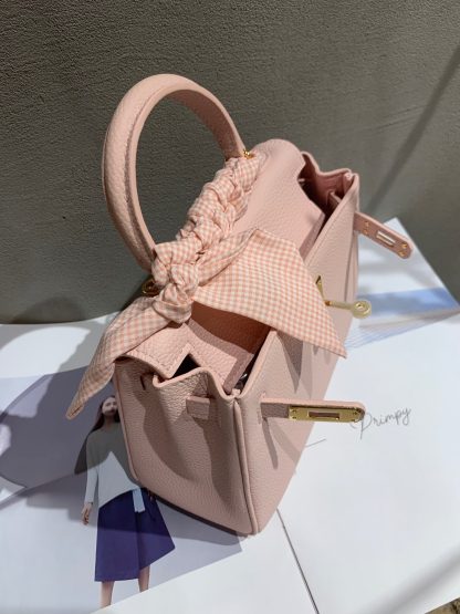Hermès pink upgraded version cute age-reducing handbag - Image 3