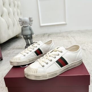 Gucci Lido series distressed casual shoes