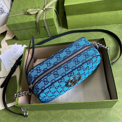 Gucci elegant and exquisite blue versatile crossbody bag - Image 7