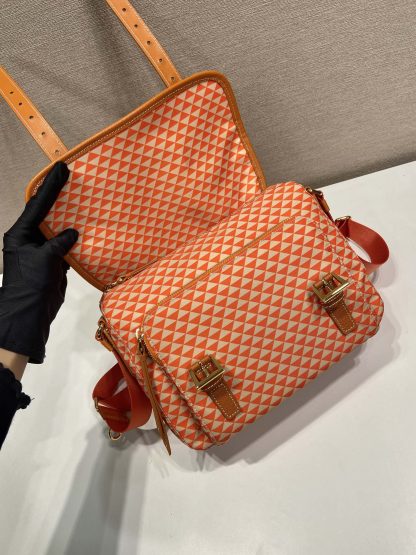Prada printed nylon messenger bag - Image 7