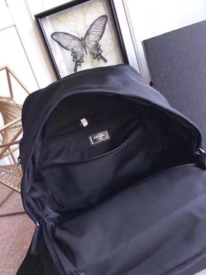 Prada black stylish casual backpack - Image 7