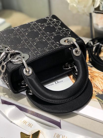 Dior Silk Diamond Princess Diana Bag - Image 7