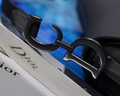 Dior saddle all black series saddle bag - Image 7