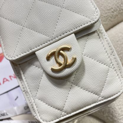 Chanel bag new style hippie hobos shiny black, gold and white versatile small bag - Image 7