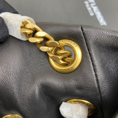 Ysl black gold button cloud bag - Image 7