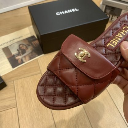 Chanel red versatile slimming slippers - Image 7