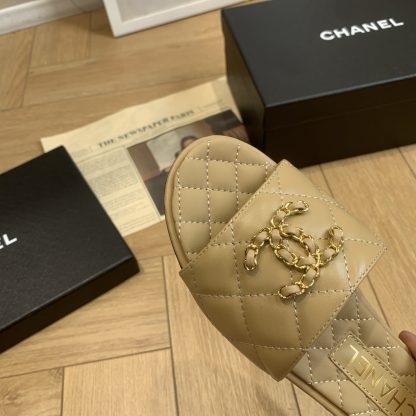 Chanel's new apricot-colored versatile slimming slippers - Image 7
