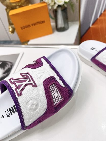 Louis Vuitton luxury men and women couple slippers - Image 7