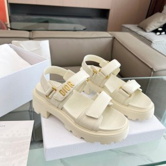 Dior thick-soled mid-heel sandals