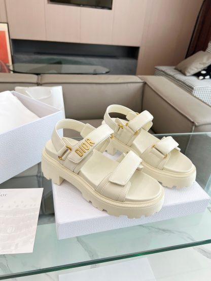 Dior thick-soled mid-heel sandals