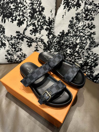 Louis Vuitton Checkered Slides - Image 7