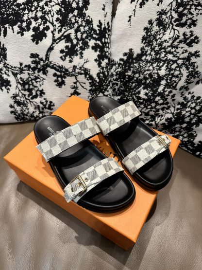 Louis Vuitton Checkered Slides - Image 7