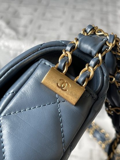Chanel 23K cowhide wide shoulder strap shoulder bag - Image 7