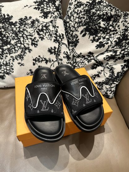 Louis Vuitton new style slippers with Velcro - Image 7