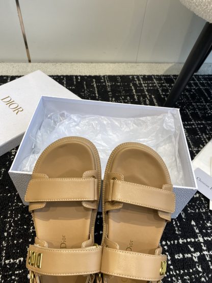 Dior studded flat sandals with a single strap - Image 7