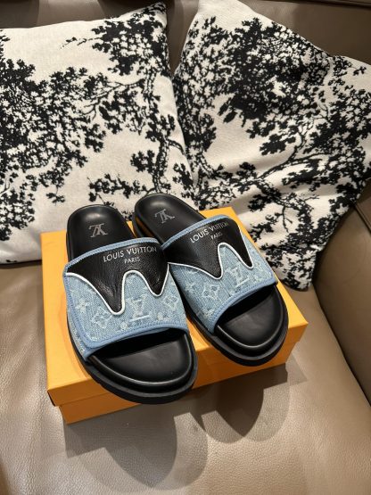 Louis Vuitton new style slippers with Velcro - Image 7
